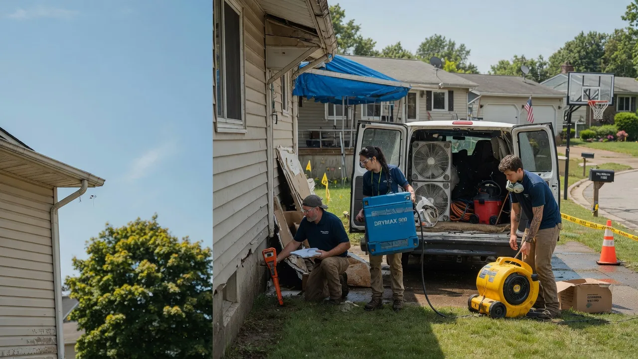 Ceiling Leak Cleanup in Flat Rock, OH near me