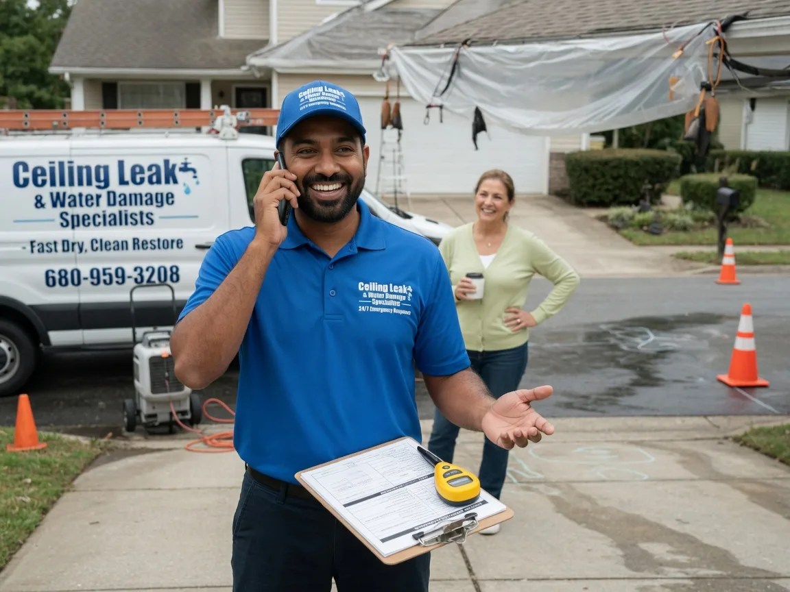 Ceiling Leak Cleanup Flat Rock, OH FAQs